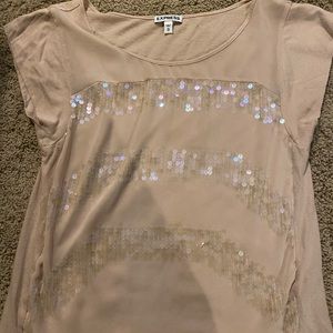 Express sparkle tee